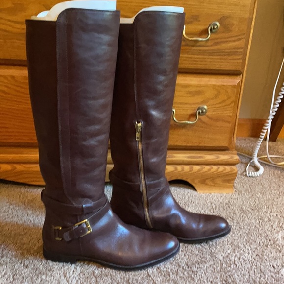 Coach Monique tall leather boots - Picture 2 of 6